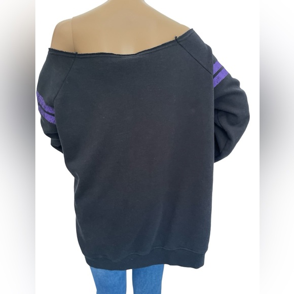 Laker’s Off the Shoulder Seeatshirt - Picture 3 of 4